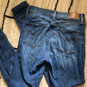 Levi’s high rise skinny jeans